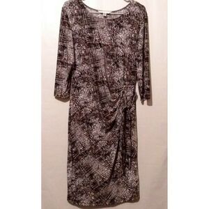 AA Studio Career Dress 12P Stretch Midi Length